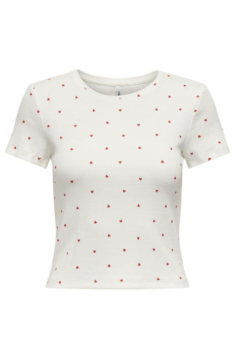 Only witte dames t-shirt