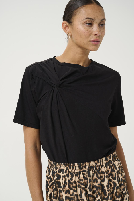 Kaffe zwarte dames t-shirt