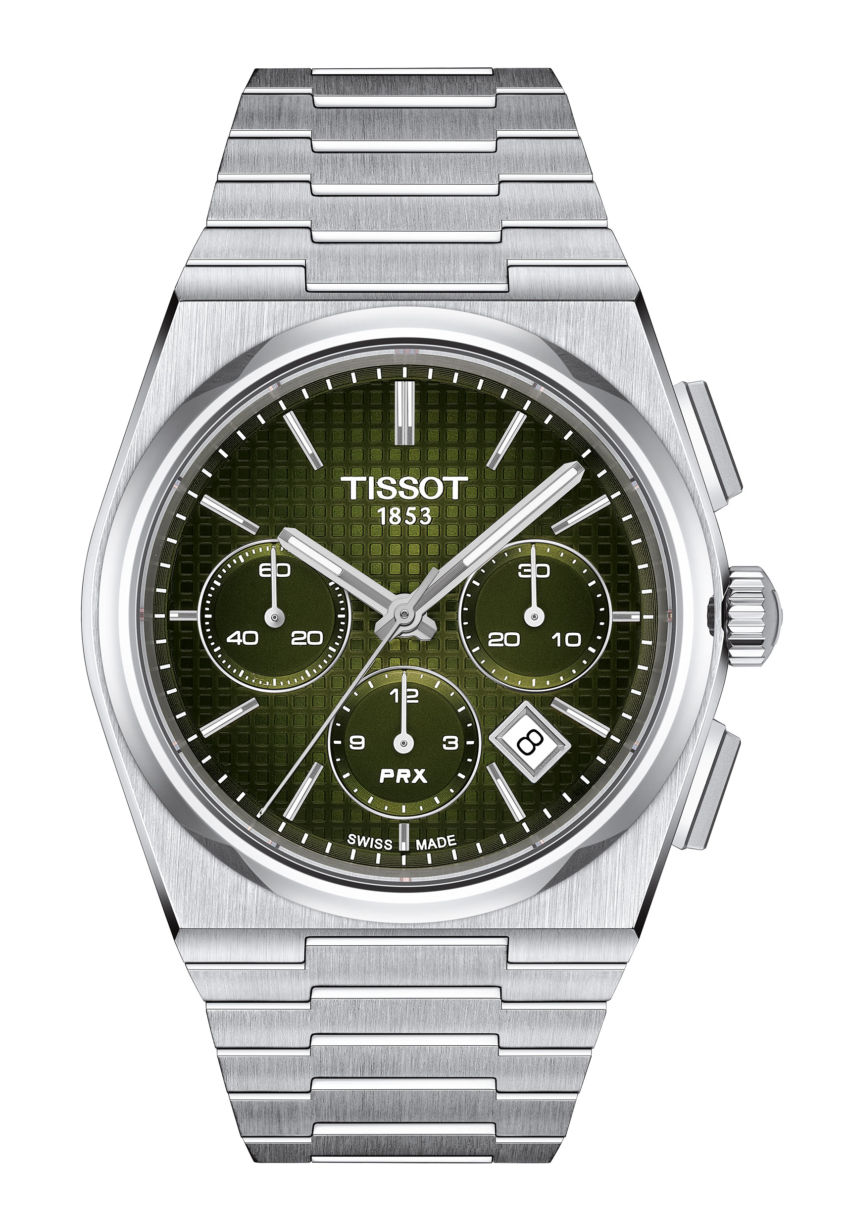 Tissot PRX Automatik Chronograph Grün T137.427.11.091.00