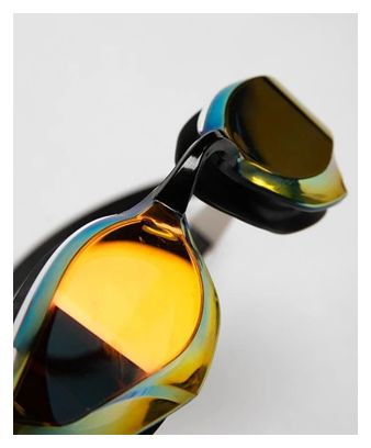 Lunettes de Natation Arena Cobra Edge Swipe verres miroirs Jaune Blanc Noir