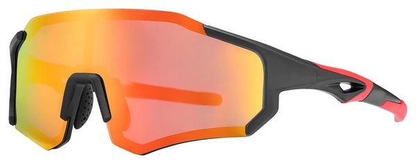 Lunettes de cyclisme polarisées Rockbros 10182 - Rouge