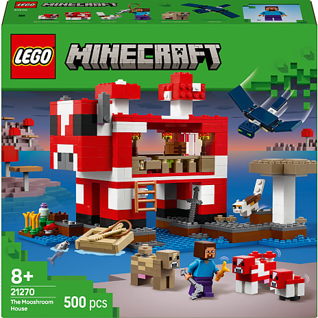 LEGO Minecraft Mooshroom-huse 21270