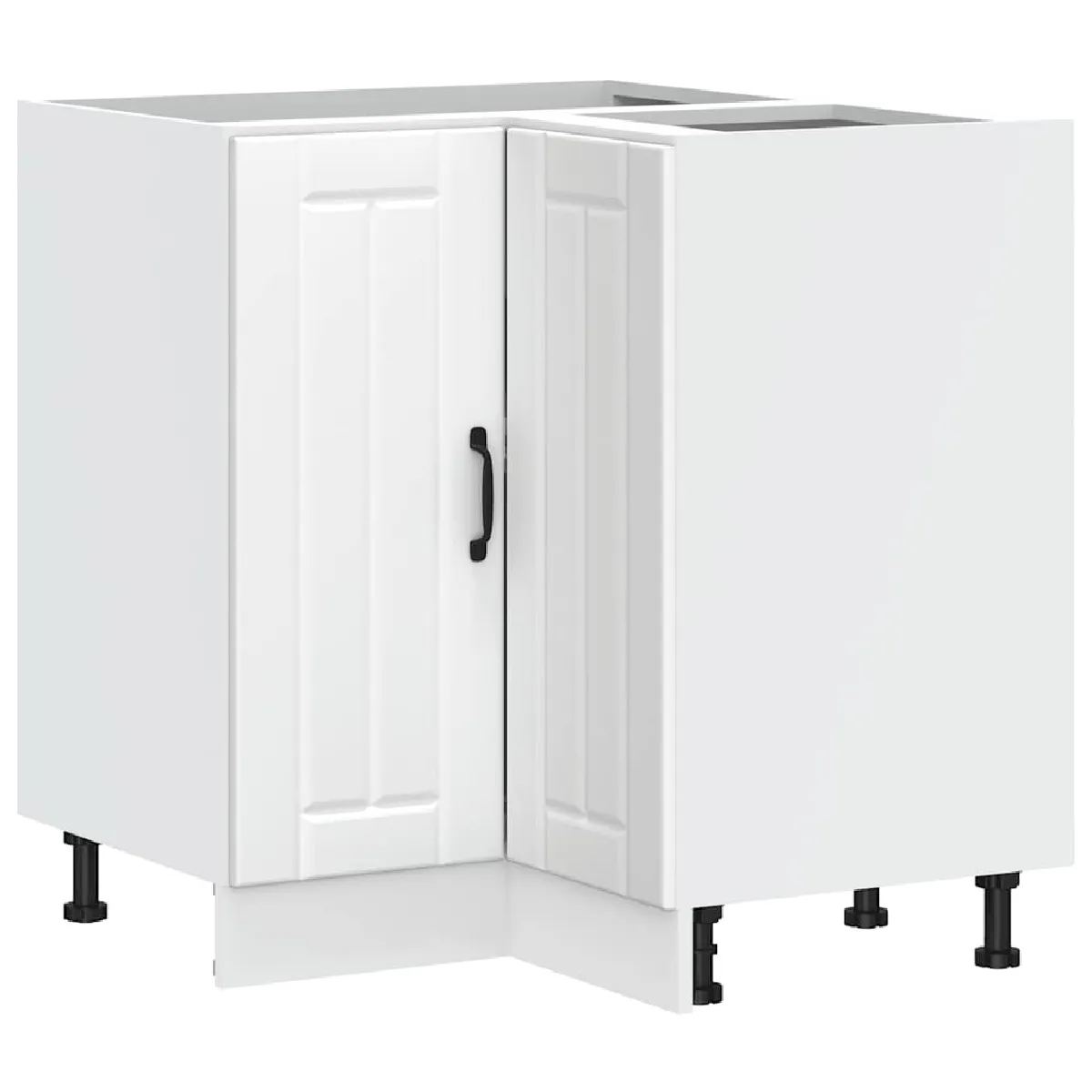 vidaXL Armoire d'Angle Lucca - Blanc
