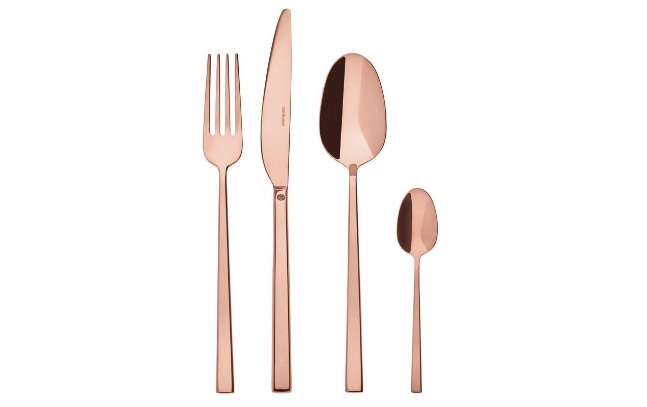 Besteck-Set Rock 24-teilig, Kupfer<br>24-teiliges Tafelbesteck Set