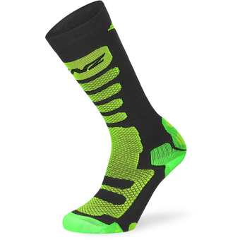 Lenz Free Tour 1.0 Skisocken Schwarz / Lime
