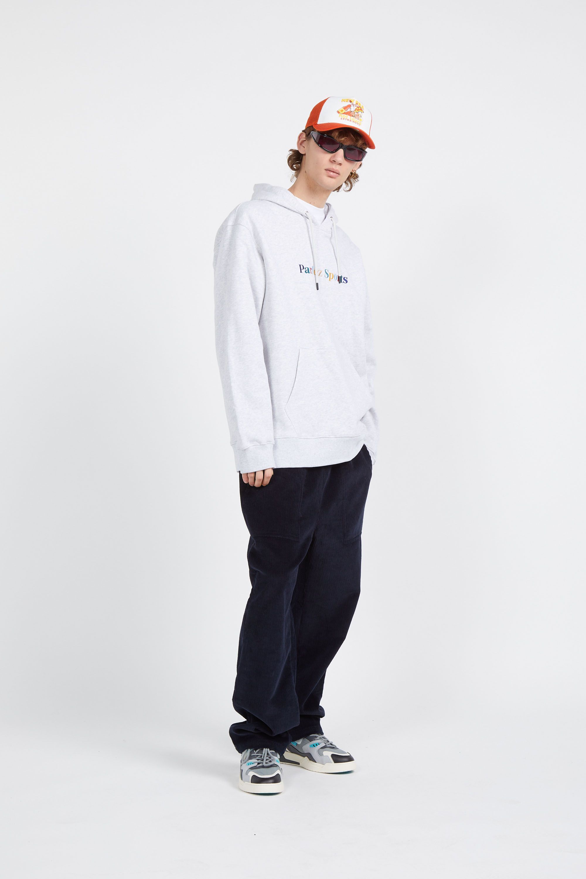 PARLEZ hoodie  Leaf Hood Heather Gris