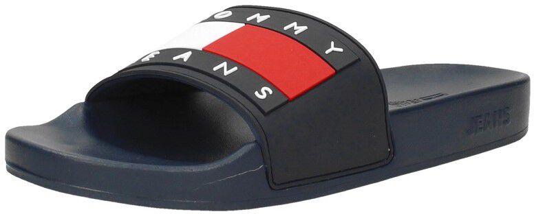 Tommy Hilfiger Tommy Jeans Flag Pool Slide blauw
