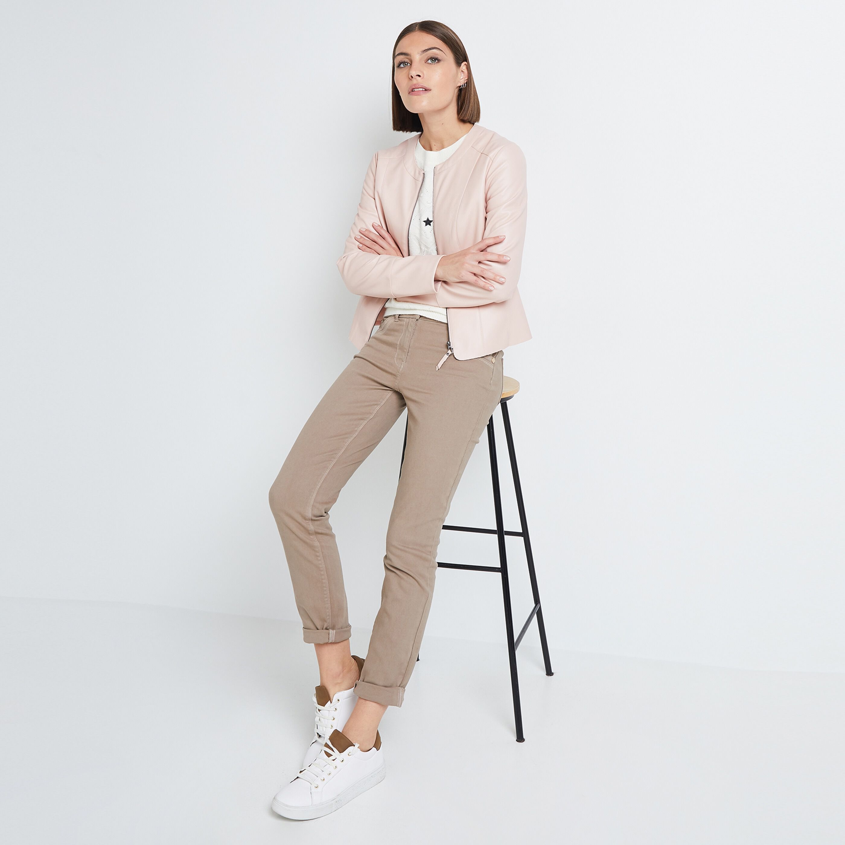 Veste simili femme - ROSE