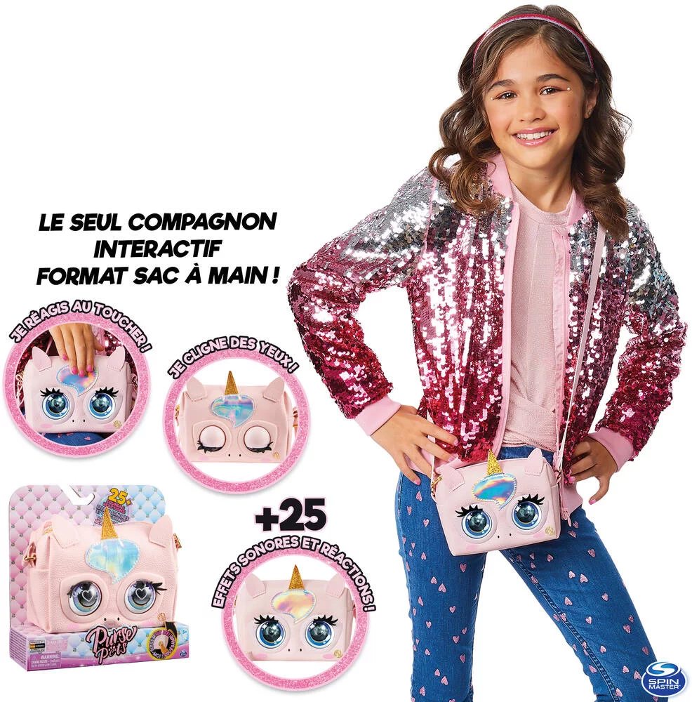 PURSE PETS - SAC LICORNE INTERACTIF