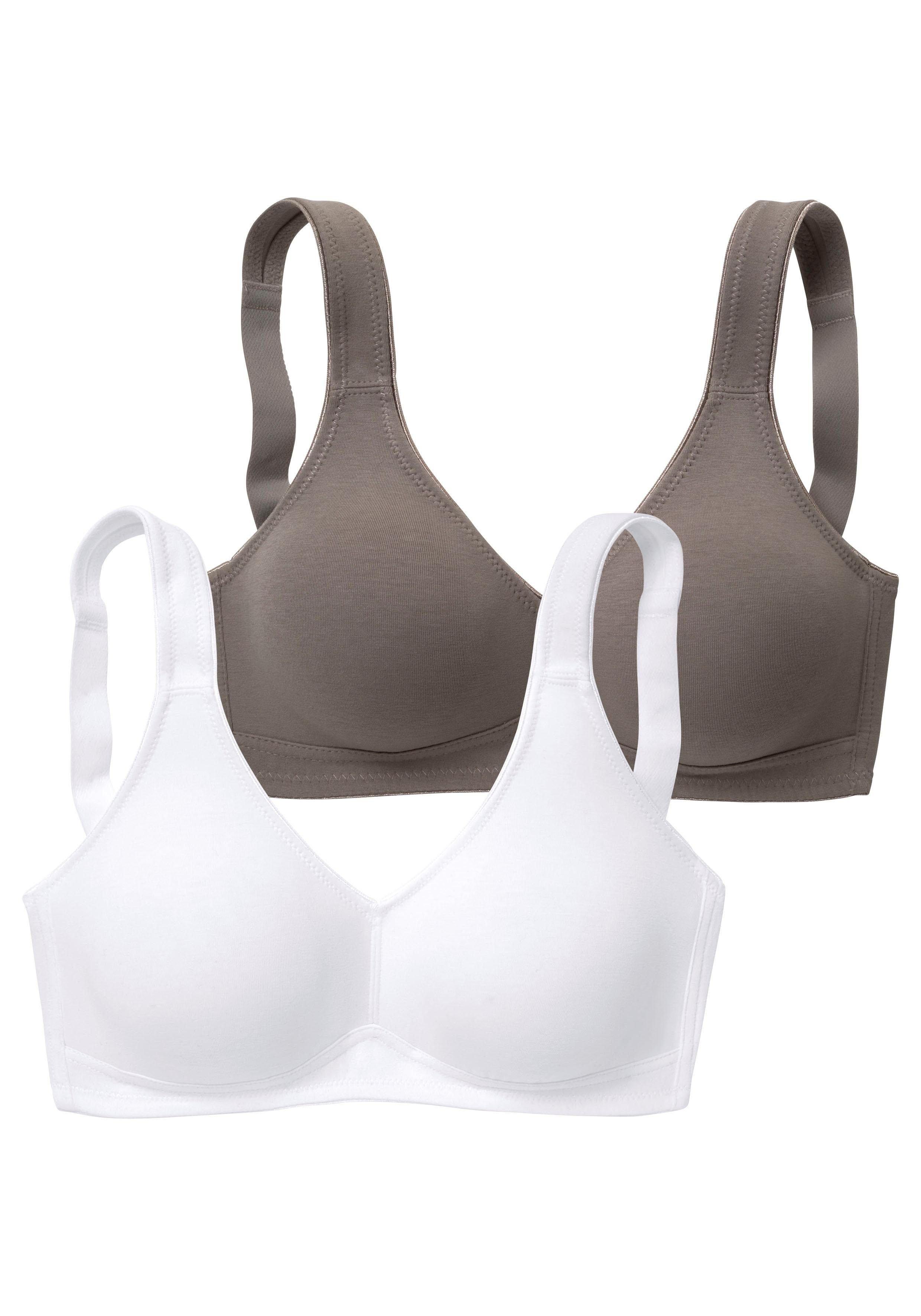 Doppelpack Basic-BHs ohne Bügel