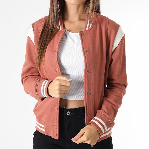 Veste Teddy Femme TB2618 Rouge Brique