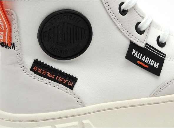 Palladium boots bottine femme pallatower hi star blanc