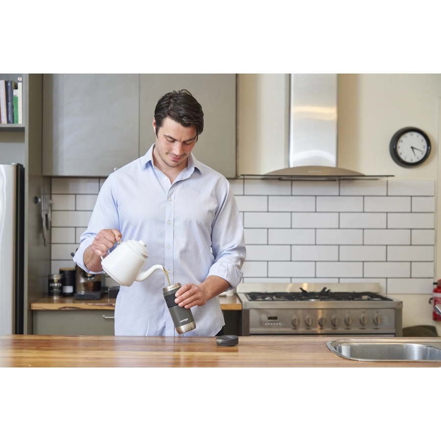 Contigo Thermobecher Byron Sake dunkelgrau