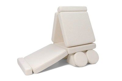 Shappy Play Teddy Byggbar Sofa 160x80 cm, Cream White