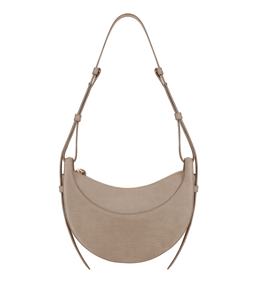 Numéro Dix - Taupe Nubuck Crocodile