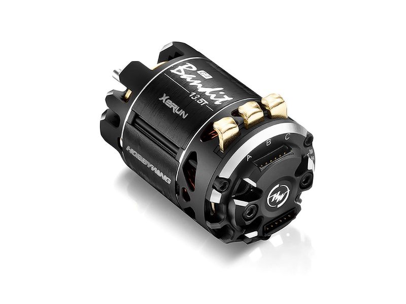 Hobbywing Brushless Sensored Motor Xerun Bandit G4 13.5T 33 Sensored Brushless Motor für 1:10 Onroad Modelle sowie OBL Stock und Outlaw-Rennen