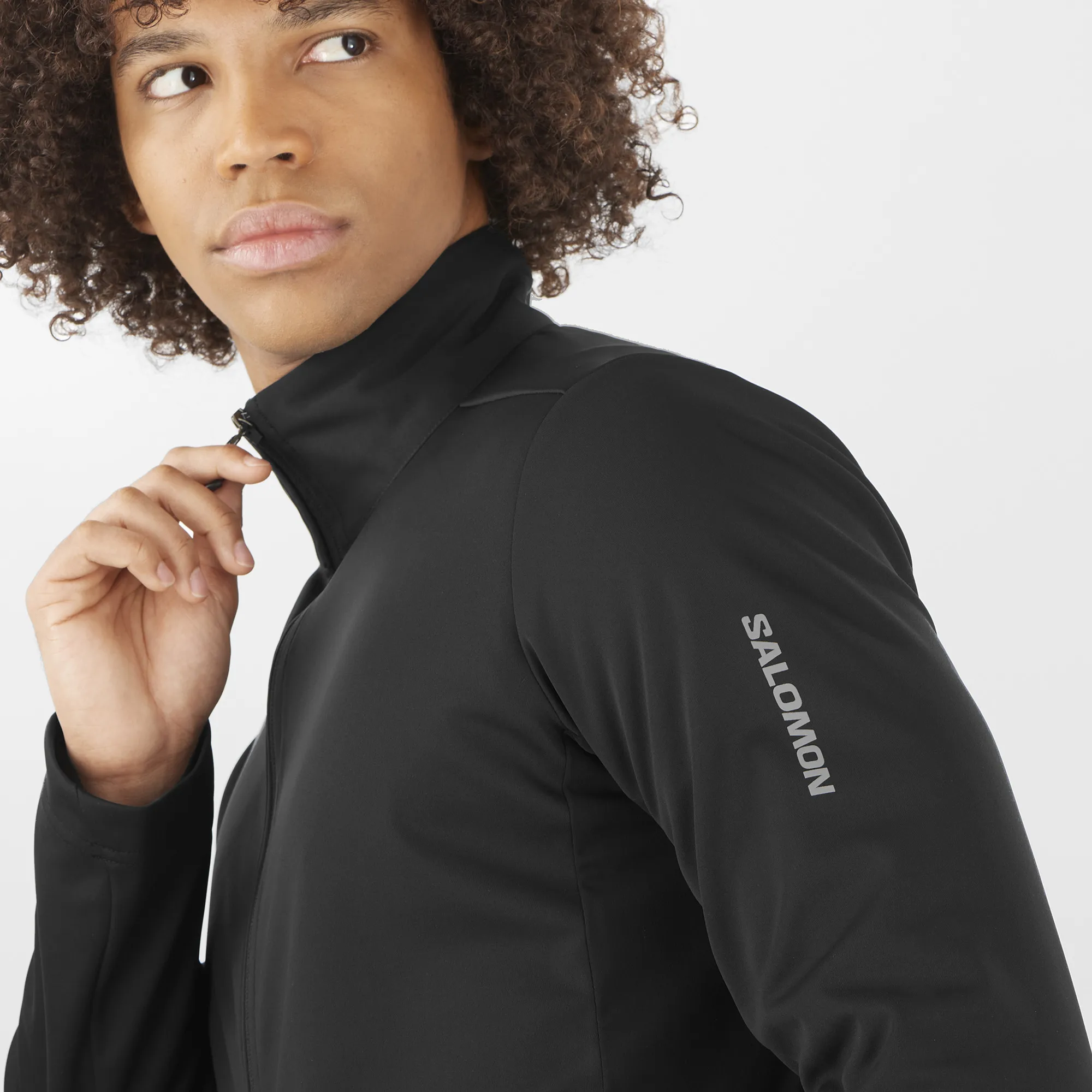 Salomon Men's GORE-TEX Softshell Jacket Deep Black