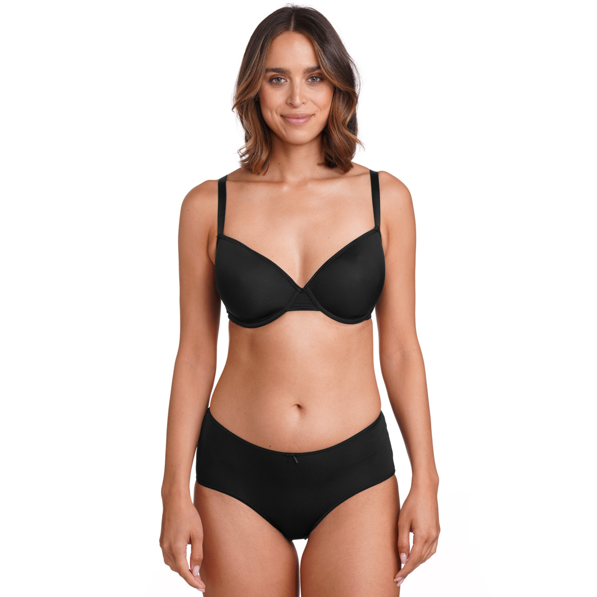 Gina Benotti Damen Bügel-BH aus Mikrofaser schwarz