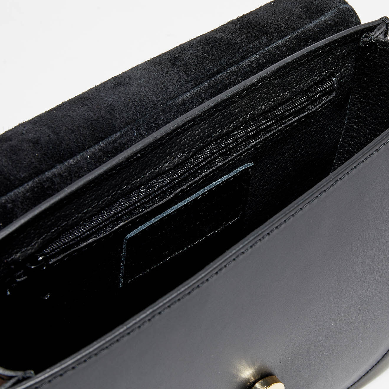 Christian Laurier Sac bandoulière en Cuir Suzy noir - 21x16x6.5 cm