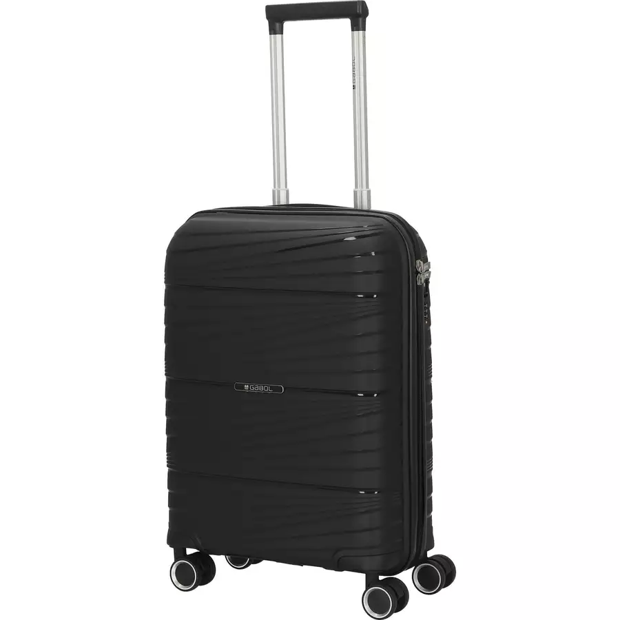 Gabol Kiba - 4-Rollen-Kabinentrolley 54 cm black
