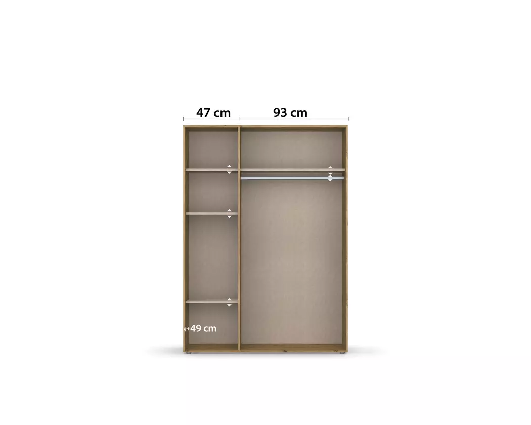 Kleiderschrank Voyager 140 x 194 cm