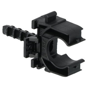 Buisclip euro 16 mm zwart 10 stuks