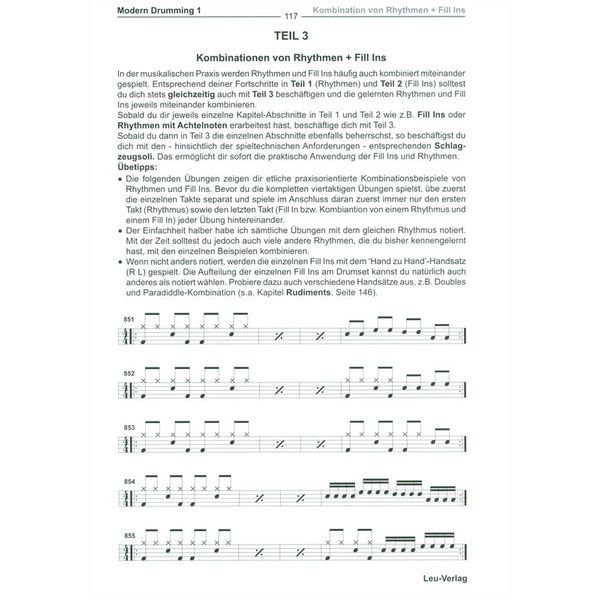 Leu Verlag D.Stein Modern Drumming 1 Schlagzeugschule