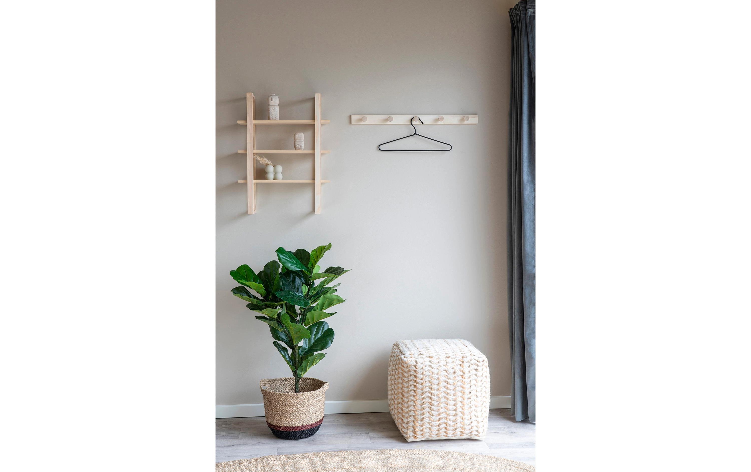 Wandgarderobe Abano 70 cm x 4 cm, BraunGarderobeleiste