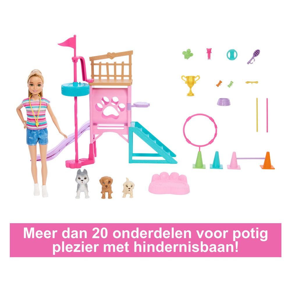 Barbie en Stacie Reddingspop Klimtoren Speelset