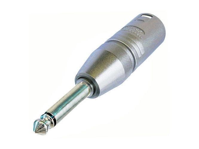 Neutrik Audio-Adapter NA2 Mpx XLR 3 Pole, male - Klinke 6.3 Adapter