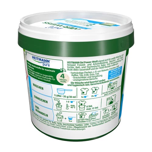 HEITMANN pure Oxi Power Weiß