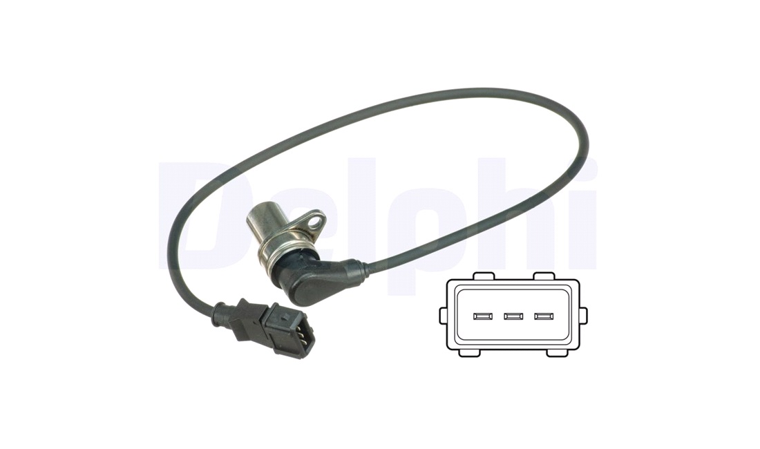 Sensor, knastakselposition