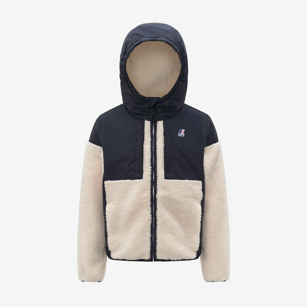 Jaqueta com capuz Sherpa K-WAY SAMSON 4.0 ORSETTO