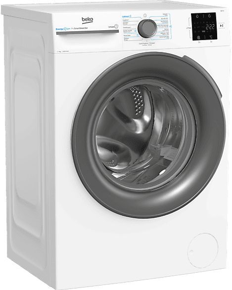 Beko - Bm3wfu3741s - Wasmachine - Voorlader - 7 Kg - 1400 Rpm - 76 Db