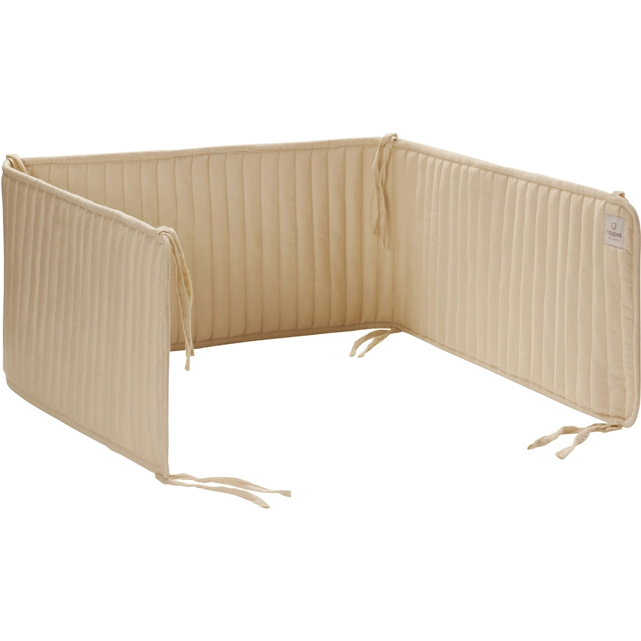 Noppies Bumper für den Laufstall Quilted bed bumper cot Fog