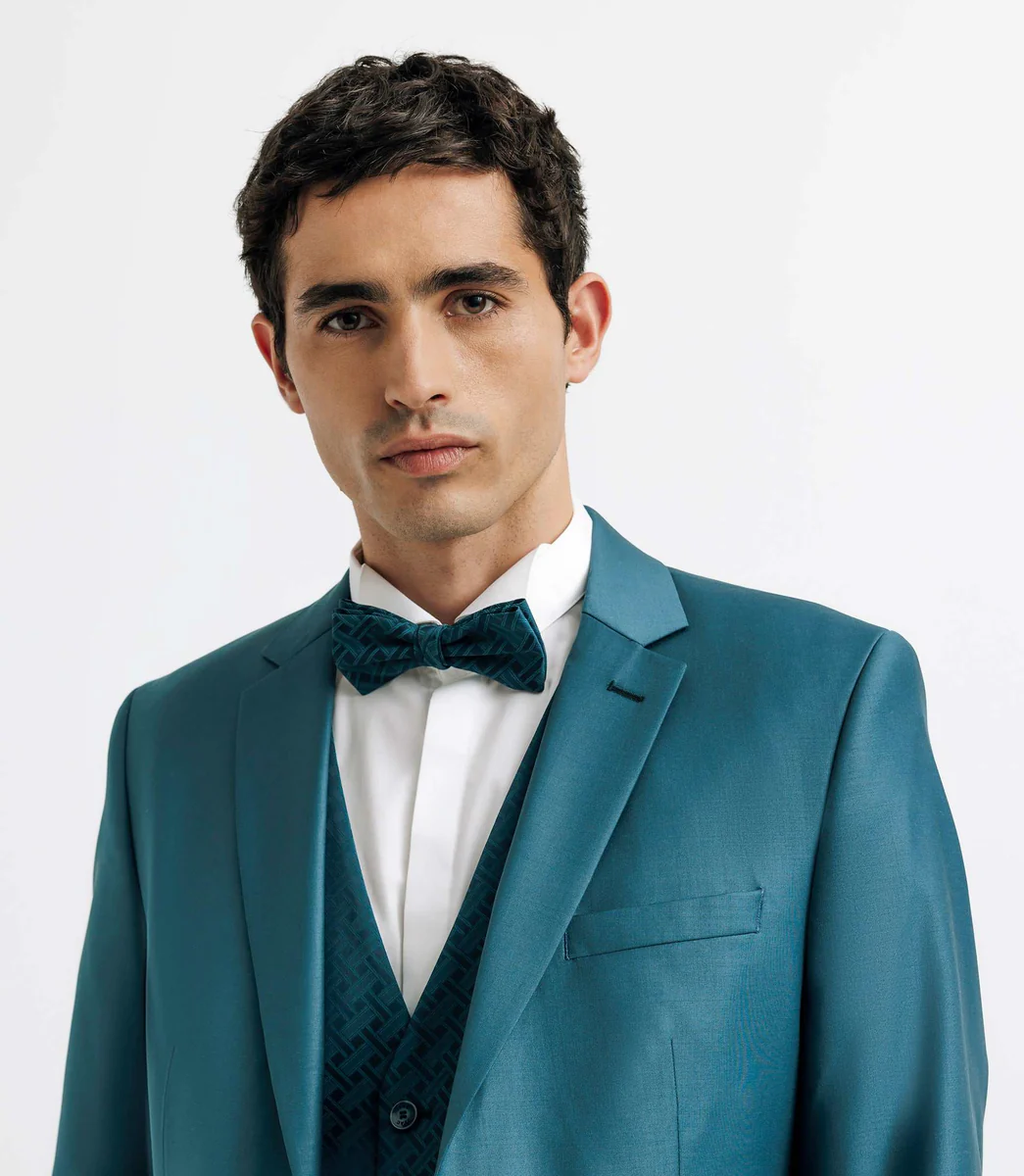 Costume de cérémonie 3 pièces bleu