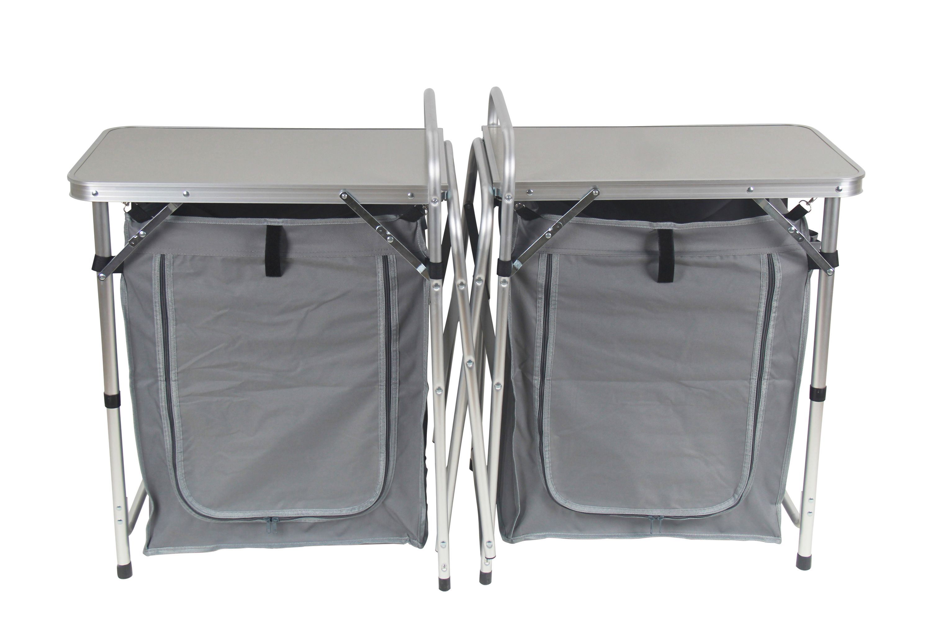 Campingküche grau 165 x 52 x 80 cm