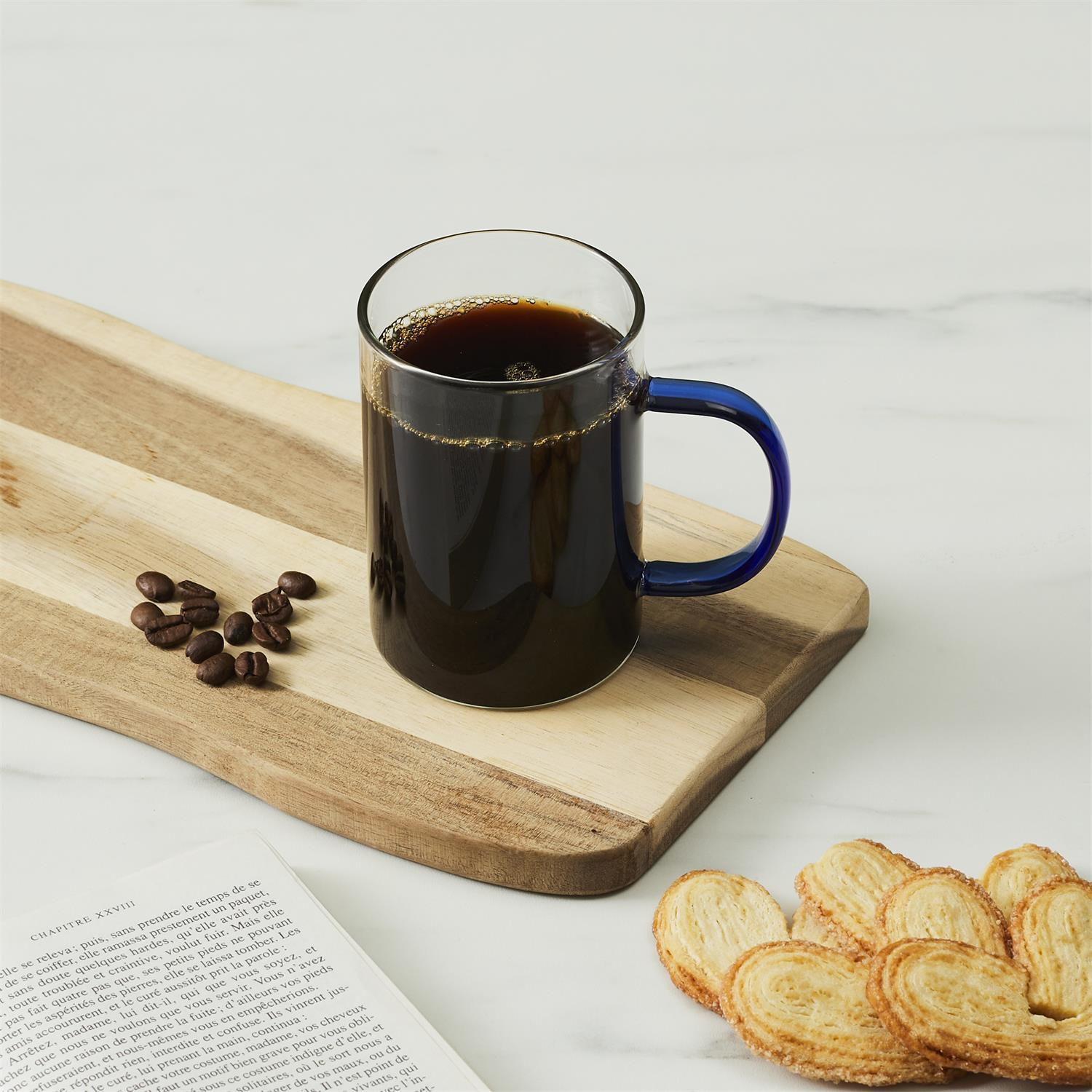 MUG VERRE ANSE COLOREE 30CL