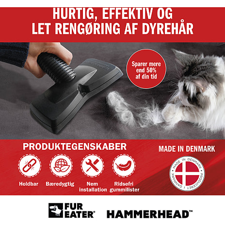 Fureater Hammerhead dyrehårsmundstykke til støvsuger