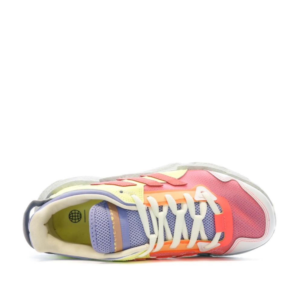 Adidas Baskets Blanches/Roses Femme Adidas Kk X9000