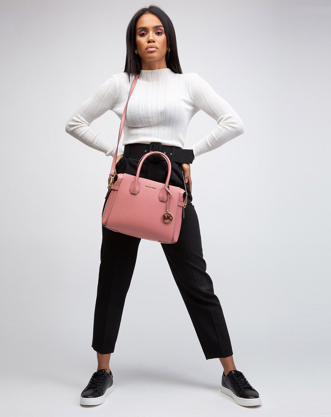 Michael Kors Sac à main en Cuir Mercer rose - 20x20x10 cm