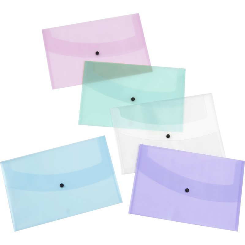 Pochettes de rangement à scratch A4 paysage Propysoft Viquel - sachet de 5