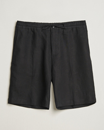 J.Lindeberg Brady Drape Linen Shorts Nutmeg