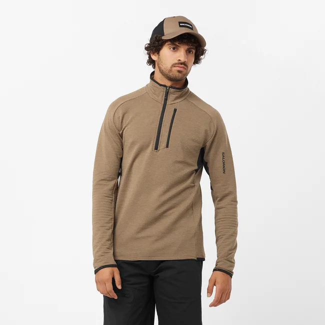 ESSENTIAL LIGHTWARM  Midlayer mit halblangem Reißverschluss Herren