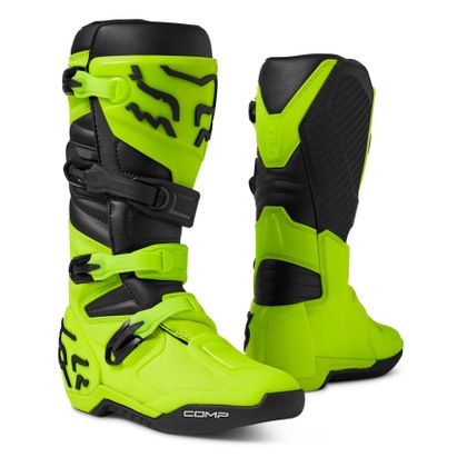 Bottes cross Fox COMP 2025 - Jaune / Noir