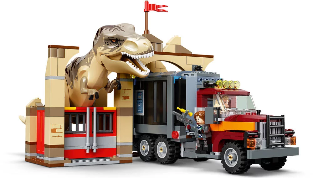 LEGO®JURASSIC WORLD 76948 - L'EVASION DU T. REX ET DE L'ATROCICAPTOR