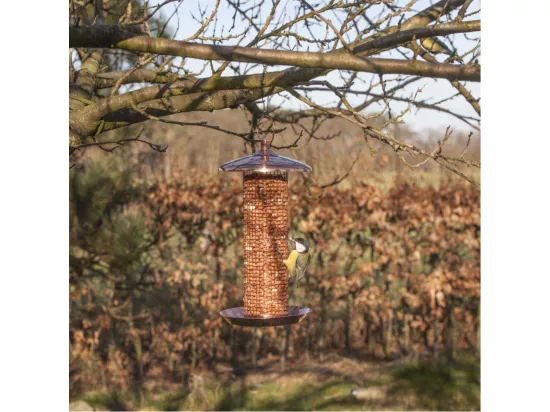 Mangeoire à oiseaux Plaqué cuivre - cacahuètes