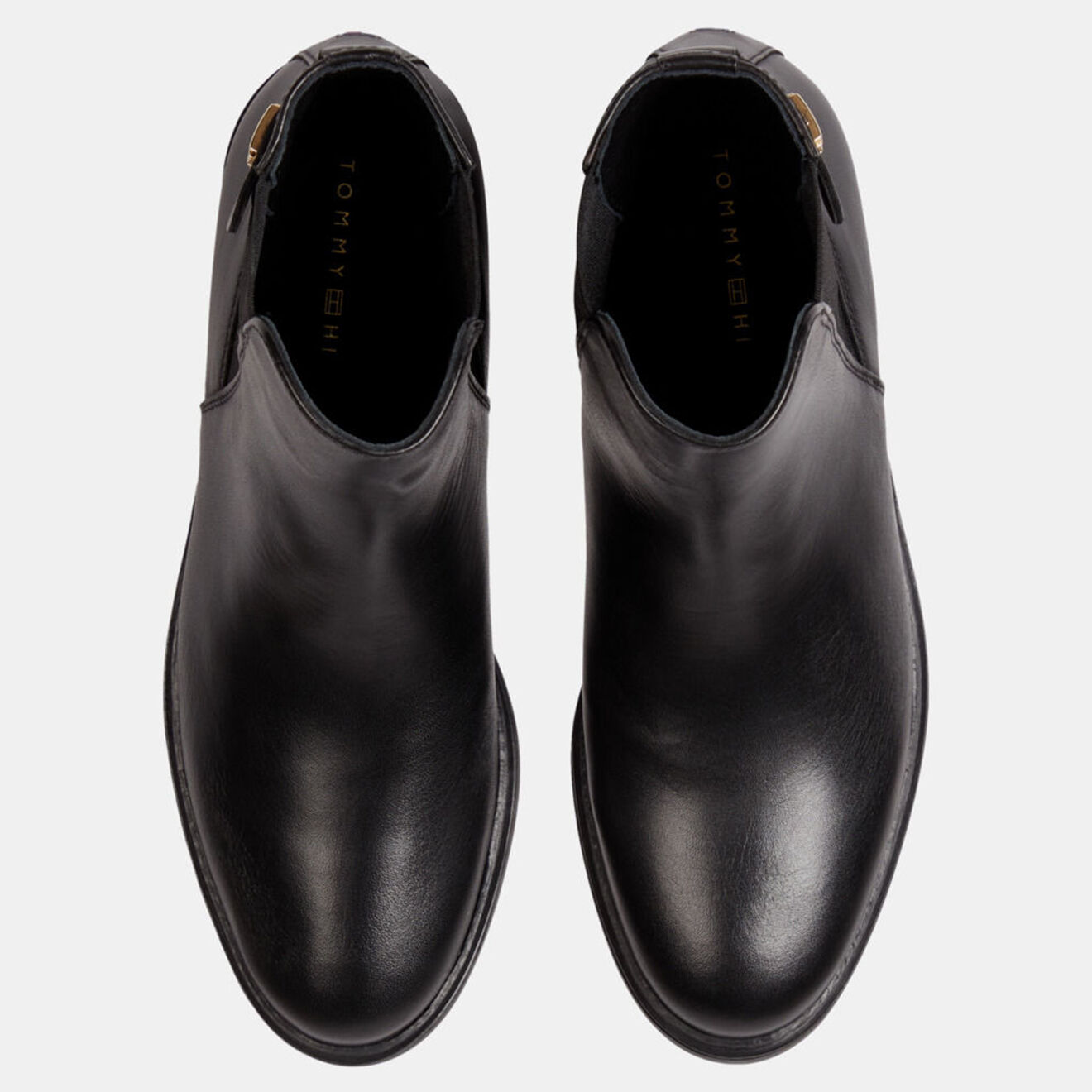 Tommy Hilfiger Chelsea boots en Cuir Hardware noires