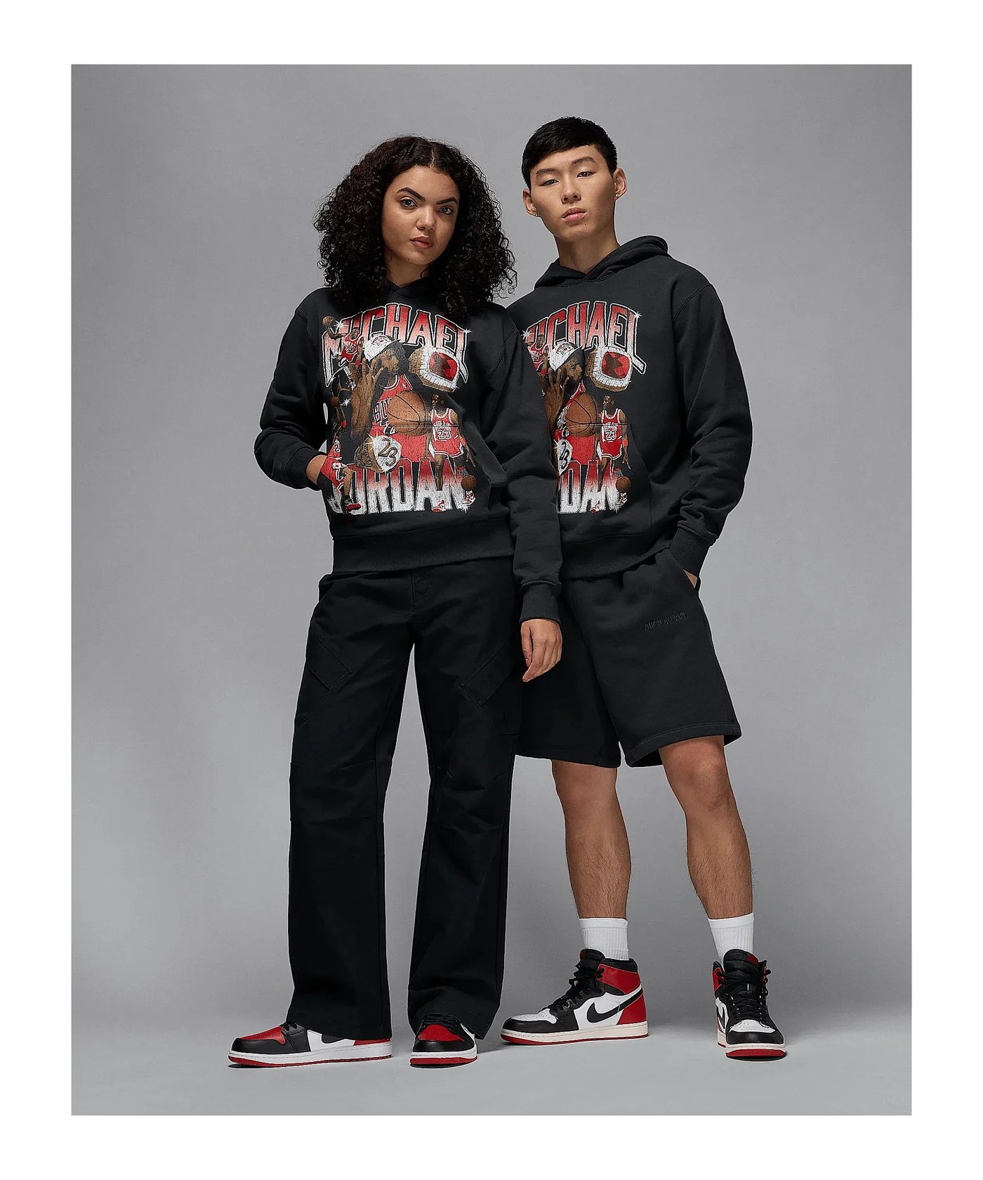 Jordan Flight Fleece Graphic Hoody Schwarz F045