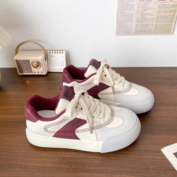 caneik - Color Block veterschoenen